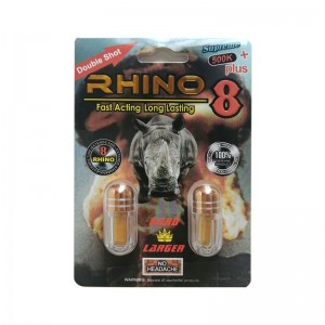 Versatile erectile pills  Erectile Dysfunction Rhino 8 Supreme 500k Double Shot Pills (2 count)